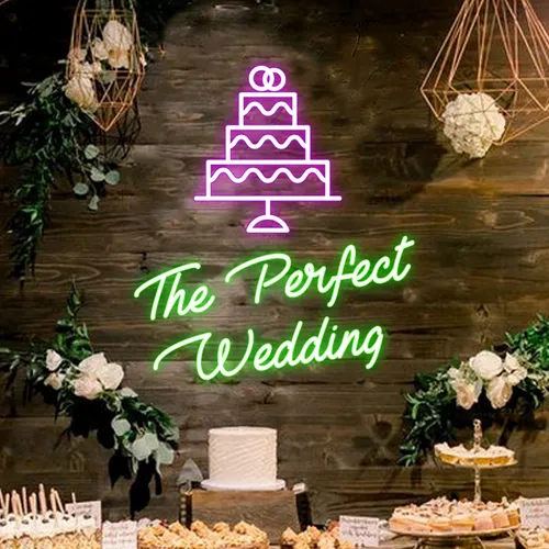 The Perfect Wedding Neon Sign - Imprint Now - AUS