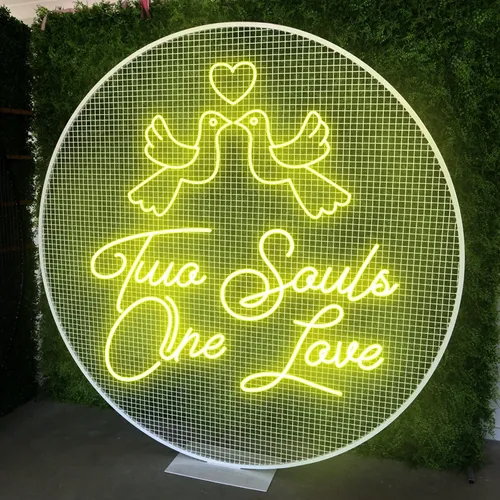 Two Souls One Love Neon Sign - Imprint Now - AUS