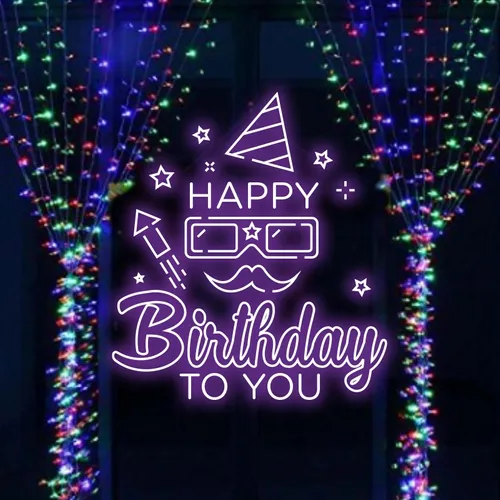 Happy Birthday Goggles  Neon Sign - Imprint Now - AUS