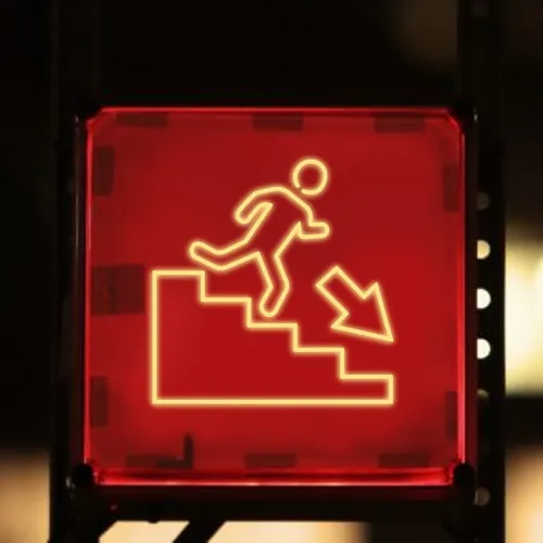 Emergency Exit Neon Sign - Imprint Now - AUS