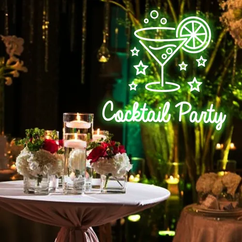 Cocktail Party Neon Sign - Imprint Now - AUS