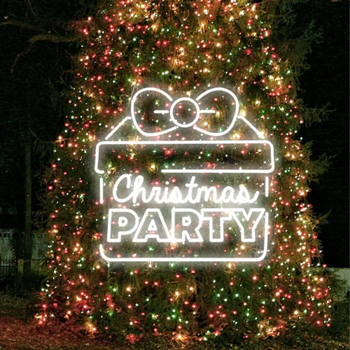 Christmas Party Gift Box Neon Sign - Imprint Now - AUS