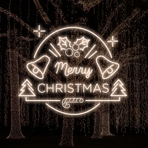 Merry Christmas Bell and Tree Neon Sign - Imprint Now - AUS