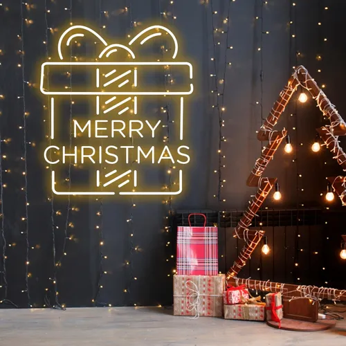 Merry Christmas Gift Neon Sign - Imprint Now - AUS