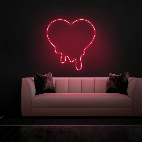 Melting Heart Neon sign - Imprint Now - AUS