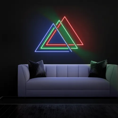 Triangles Neon Sign - Imprint Now - AUS