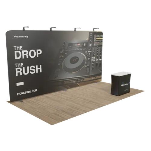 Custom Zip-up Trade Show Display 6.1 m x 3.1 m - Imprint Now - AUS