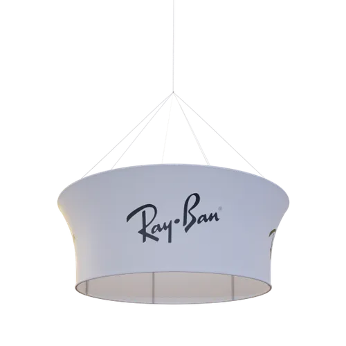 Custom Tapered Circle Personalised Trade Show Hanging Signs - Imprint Now - AUS