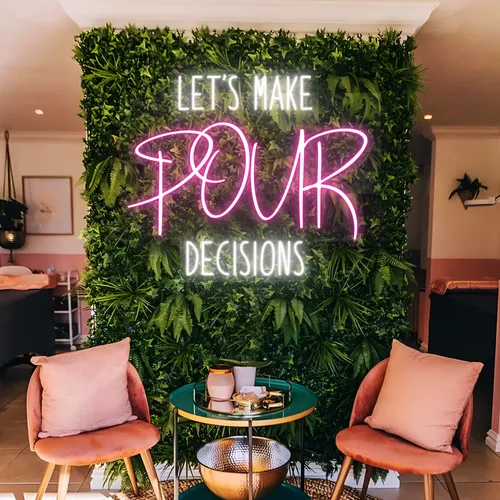 Let's Make Pour Decisions Neon Signs - Imprint Now - AUS