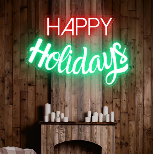 Happy Holidays Neon Sign - Imprint Now - AUS