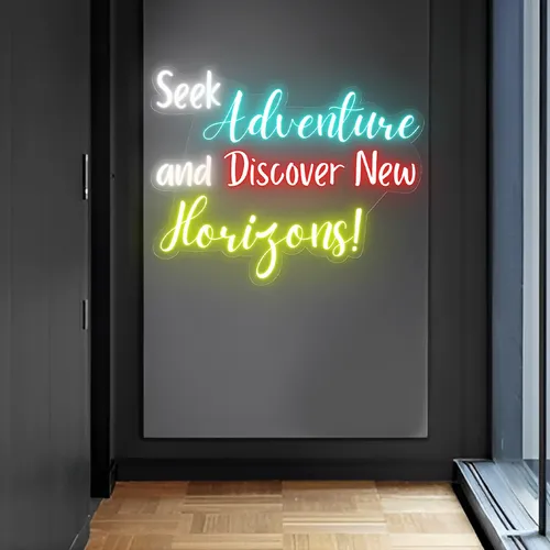 Seek Adventure Neon Sign - Imprint Now - AUS