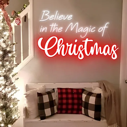 Believe in the Magic of Christmas Neon Sign - Imprint Now - AUS