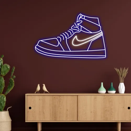 Sneaker Blue White Neon Sign - Imprint Now - AUS