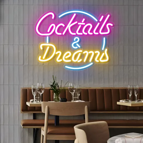 Cocktails and Dreams LED Neon Sign - Imprint Now - AUS