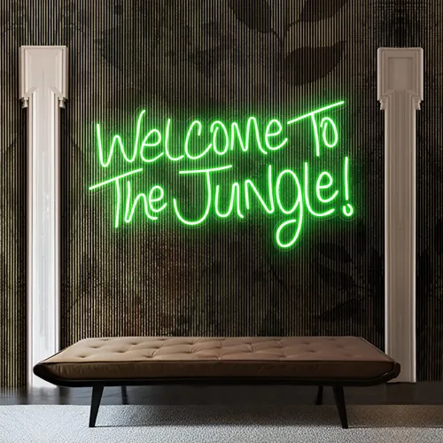 Welcome To The Jungle LED Neon Sign - Imprint Now - AUS