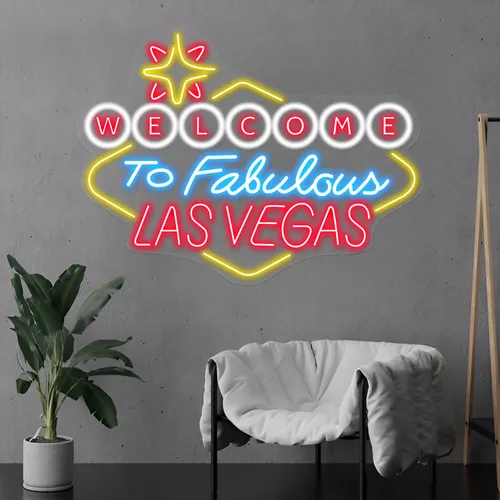 Welcome to Fabulous Las Vegas Neon Sign - Imprint Now - AUS