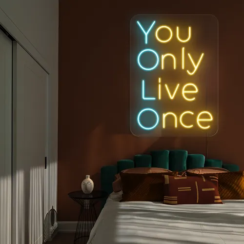 You Only Live Once Neon Sign - Imprint Now - AUS