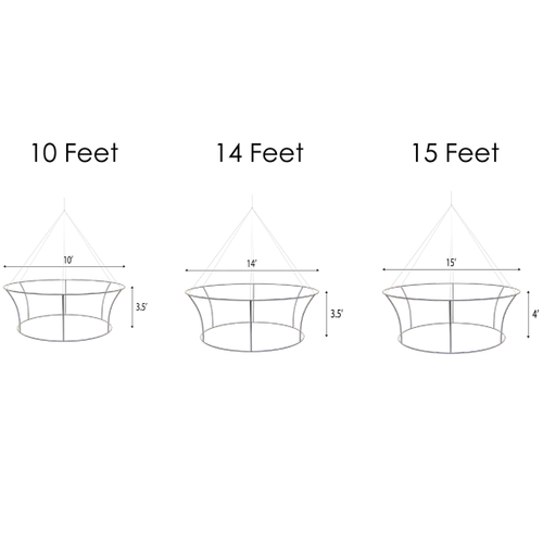 Custom Tapered Circle Personalised Trade Show Hanging Signs - Imprint Now - AUS