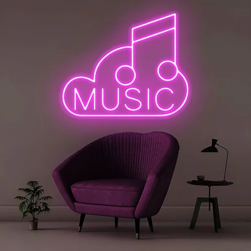 Music Neon Sign - Imprint Now - AUS
