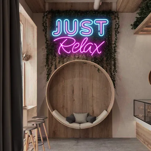 Just Relax Neon Signs - Imprint Now - AUS