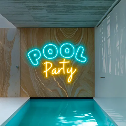 Pool Party Large Neon Sign - Imprint Now - AUS