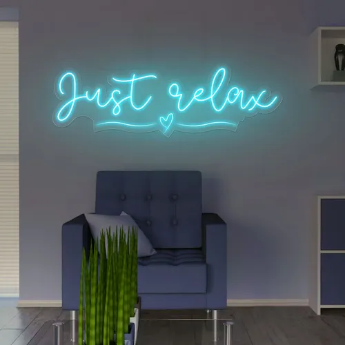 Just Relax Neon Sign - Imprint Now - AUS