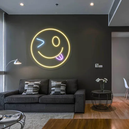 Crazy Goofy Emote Neon Sign - Imprint Now - AUS