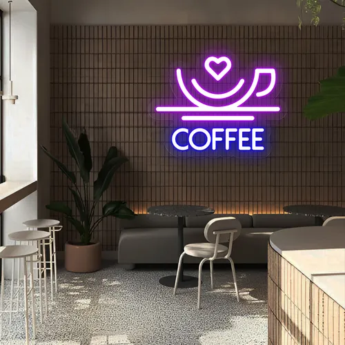 Charm with Love Coffee Neon Sign - Imprint Now - AUS