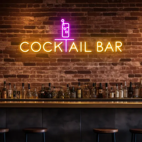 Bold Cocktail Bar Neon Sign - Imprint Now - AUS