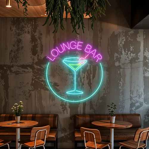 Martini Lounge Bar Neon Sign - Imprint Now - AUS