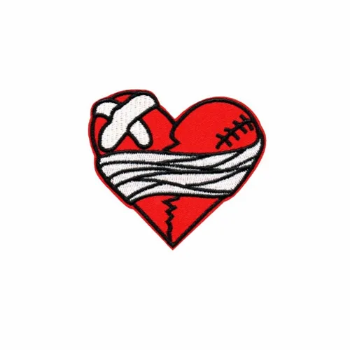 Battered Heart Patch - Imprint Now - AUS