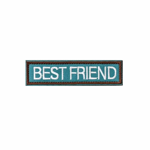 Blue and Brown Best Friend Patch - Imprint Now - AUS