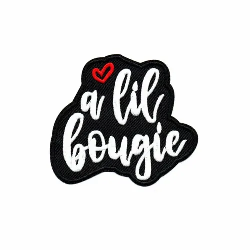 Black and White A lil Bougie Patch - Imprint Now - AUS