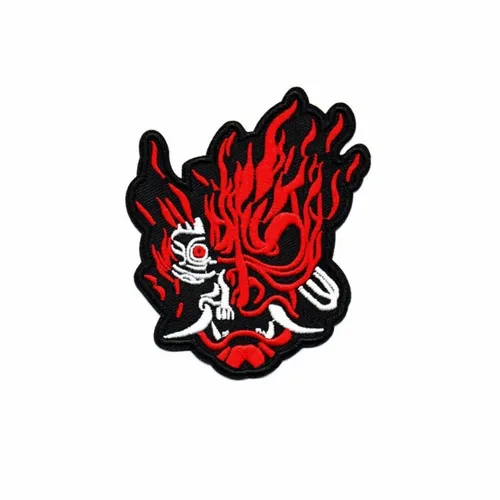Red and White Oni Patch - Imprint Now - AUS