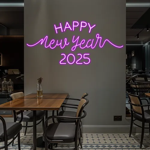 Happy New Year 2024 Neon Sign - Imprint Now - AUS