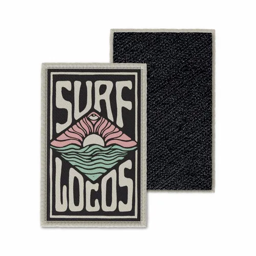 Rectangle Surf Locos Velcro Patch - Imprint Now - AUS