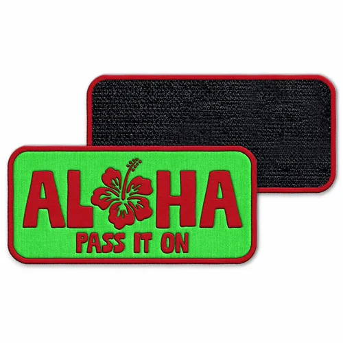 Rectangle Aloha Velcro Patch - Imprint Now - AUS
