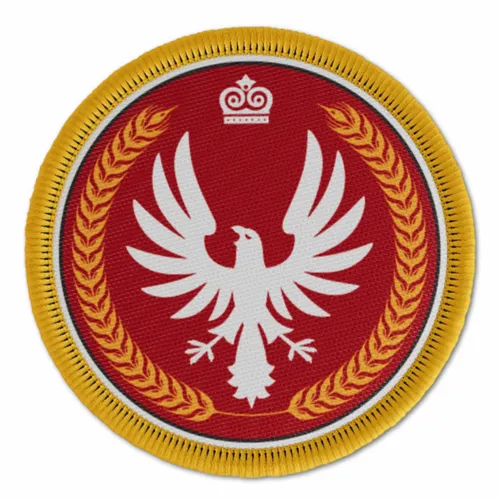Yello and Red Bird Military Patch - Imprint Now - AUS