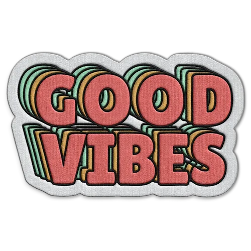 Good Vibes Hat Patch - Imprint Now - AUS