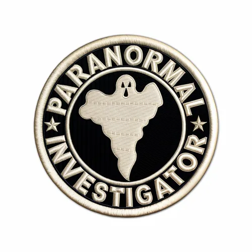 Round Paranormal Investigator Iron On Patch - Imprint Now - AUS