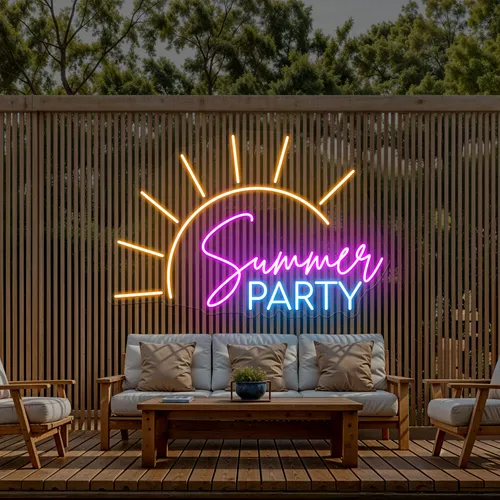 Cool Summer Party Neon Sign - Imprint Now - AUS