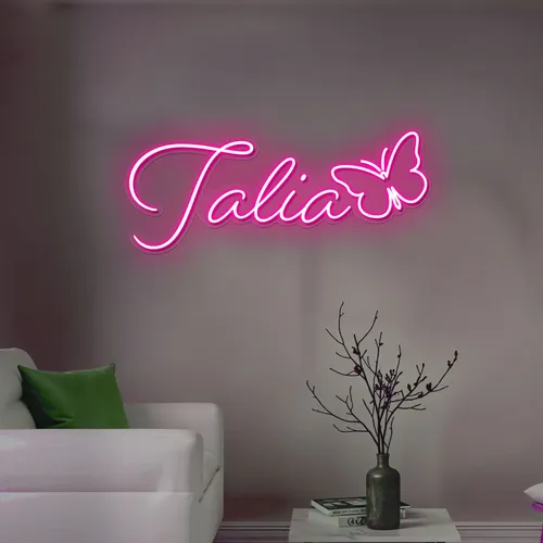 Talia Butterfly Neon Sign - Imprint Now - AUS