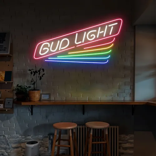 Rainbow Bud Light Neon Sign - Imprint Now - AUS