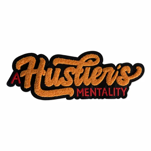 Hustler's Mentality Letterman Jacket Patch - Imprint Now - AUS