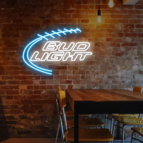Football Bud Light Neon Sign - Imprint Now - AUS