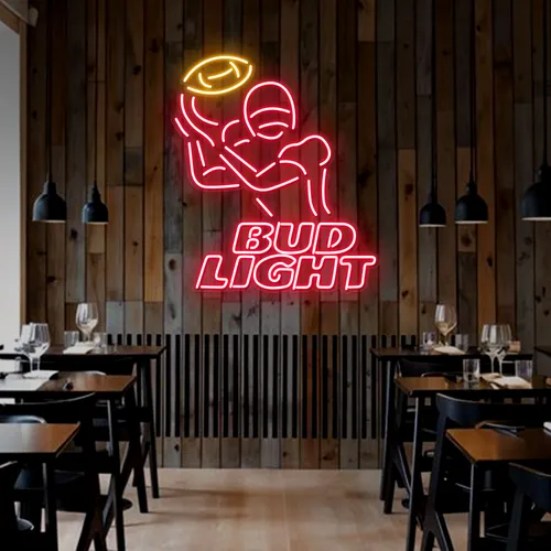 Team Football Bud Light Neon Sign - Imprint Now - AUS
