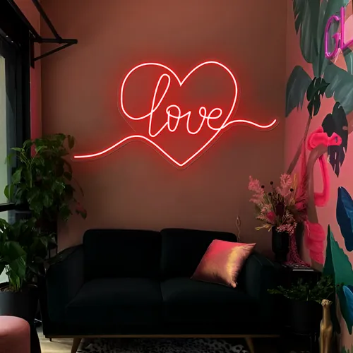 Heart of Love Neon Sign - Imprint Now - AUS
