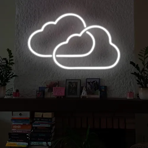 Twin Cloud Neon Signs - Imprint Now - AUS