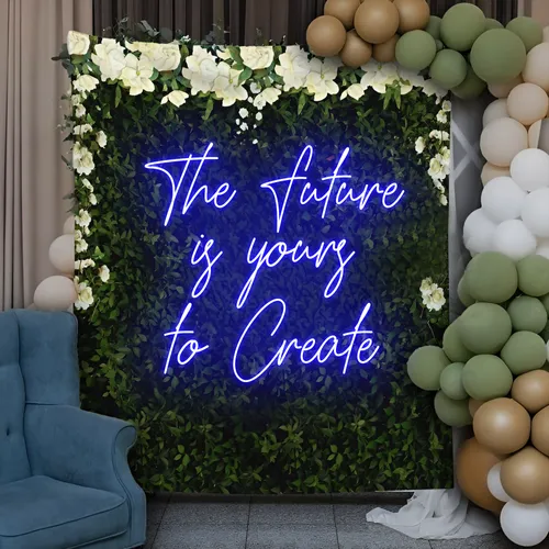 Motivating The Future is Yours to Create Neon Sign - Imprint Now - AUS