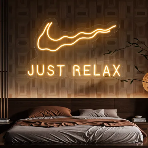 Nike Just Relax Neon Sign - Imprint Now - AUS